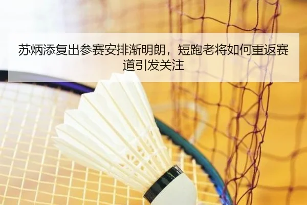苏炳添复出参赛安排渐明朗，短跑老将如何重返赛道引发关注（kaiyun）